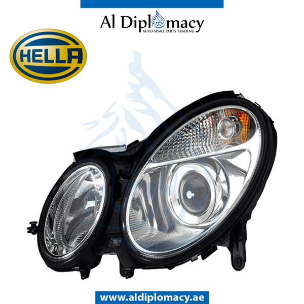 Left Headlight, BI Xenon, 1EL 008 369-091 for Mercedes-Benz E Class W211 (2002-2009) models, Part Number H-2118201361