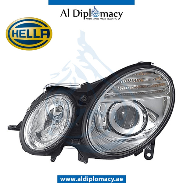 Left Headlight, Normal, 1EL 009 260-071 for Mercedes-Benz E Class W211 (2002-2009) models, Part Number H-2118202961