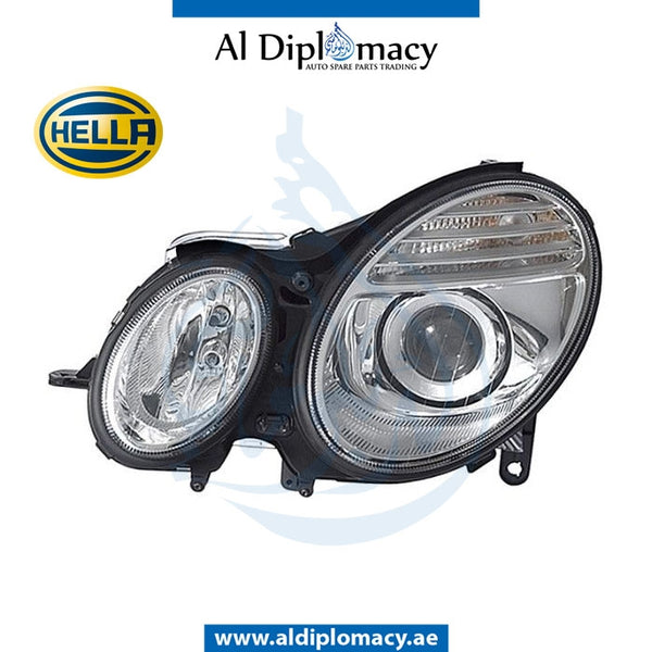 Left Headlight, DOUBLE Xenon, 1ZT 009 260-671 for Mercedes-Benz E Class W211 (2002-2009) models, Part Number H-2118205161