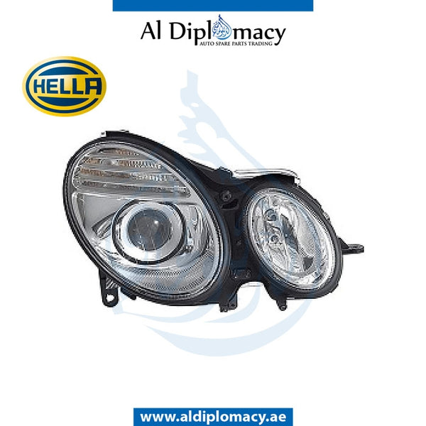 Right Headlight, DOUBLE Xenon, 1ZT 009 260-681 for Mercedes-Benz E Class W211 (2002-2009) models, Part Number H-2118205261