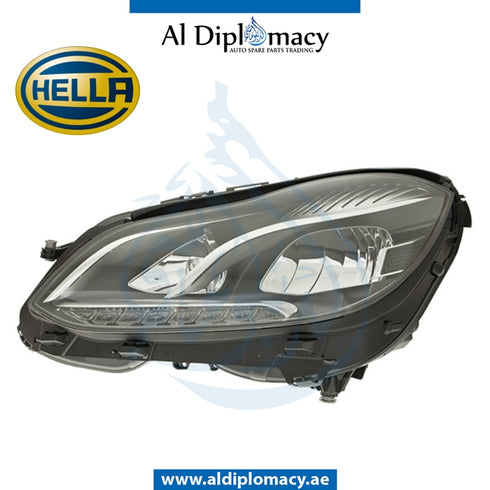 Left Headlight, STATIC Led, 1EX 011 066-611 for Mercedes-Benz E Class W212 (2009-2016) models, Part Number H-2128201739