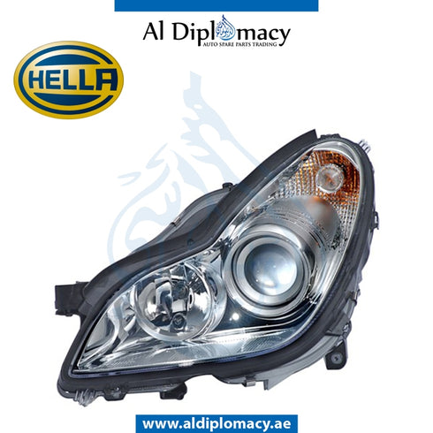 Left Headlight, DOUBLE Xenon, 1ES 008 821-311 for Mercedes-Benz CLS Class W219 (2004-2010) models, Part Number H-2198202961