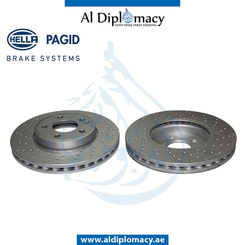 Front Left Right BRAKE Disc, OR 8DD 355.119-611 for Mercedes-Benz A Class W117 (2013-2022) models