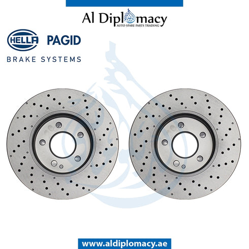 Front Left Right BRAKE Disc, OR 8DD 355.119-611 for Mercedes-Benz A Class W117 (2013-2022) models