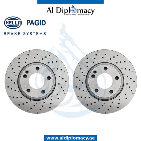 Front Left Right BRAKE Disc, OR 8DD 355.119-611 for Mercedes-Benz A Class W117 (2013-2022) models, Part Number H-2464212512