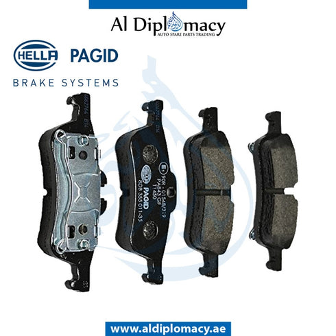 Rear BRAKE Pad, 8DB 355 011-351 for Mini Cooper Mini Cabrio R50 (2001-2006) models, Part Number H-34216762871