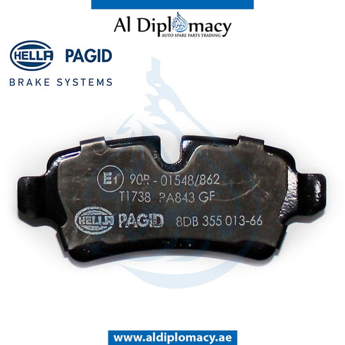 Rear BRAKE Pad, 8DB 355.013-661 for Mini Cooper Mini Clubman R55 (2007-2010) models