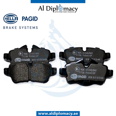 Rear BRAKE Pad, 8DB 355.013-661 for Mini Cooper Mini Clubman R55 (2007-2010) models, Part Number H-34216794059