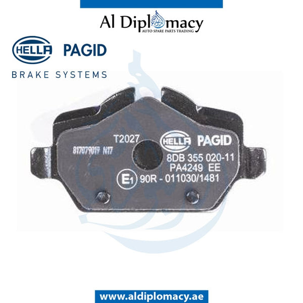 Rear BRAKE Pad, 8DB 355 020-111 for Mini Cooper Mini Countryman R60 (2011-2016) models, Part Number H-34219808172