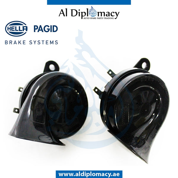 TRUMPET Horn, SET 12V 400hz, 500HZ for Mercedes-Benz models, Part Number H-3FH 012.010-061