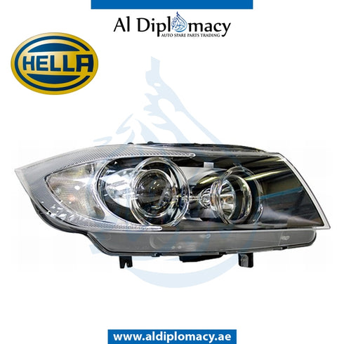 Right Headlight, BI Xenon, 1EL 354 687-021 for BMW 3 Series E90 (2005-2011) models, Part Number H-63117161668