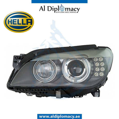 Left Headlight, ADAPTIVE Xenon, 1ZS 354 690-011 for BMW 7 Series F01 (2008-2015) models, Part Number H-63117228427