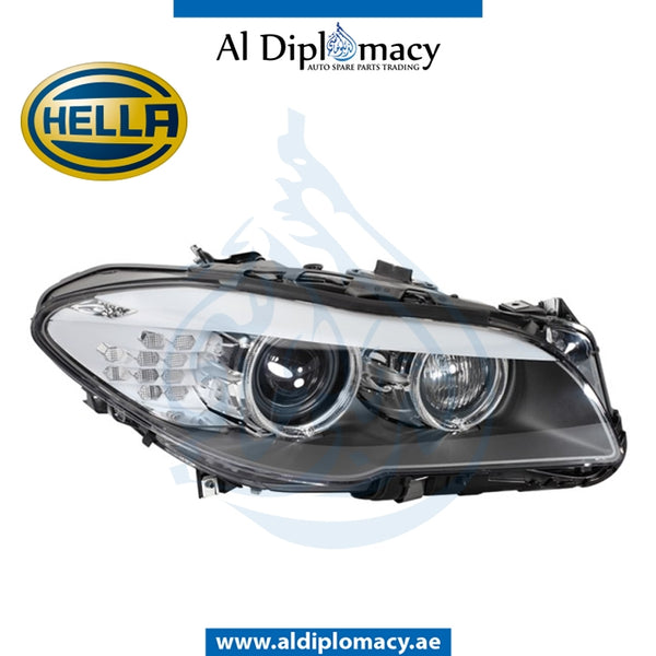 Right Headlight, BI Xenon, 1EL 010 131-521 for BMW 5 Series F10 (2010-2016) models, Part Number H-63117271912