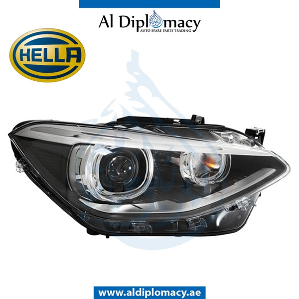 Left Headlight, BI Xenon, 1EL 010 741-551 for BMW 1 Series F20 (2011-2015) models, Part Number H-63117296913