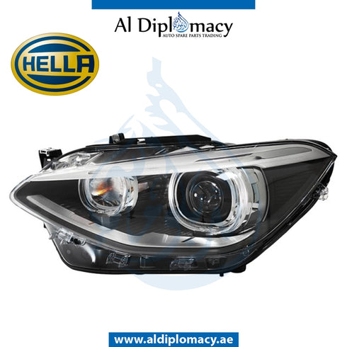 Right Headlight, BI Xenon, 1EL 010 741-561 for BMW 1 Series F20 (2011-2015) models, Part Number H-63117296914