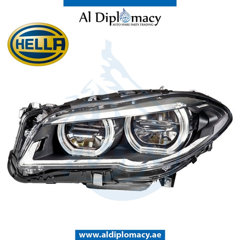 Left Headlight, ADAPTIVE Led, 1EX 011 072-911 for BMW 5 Series F10 (2010-2016) models, Part Number H-63117352481
