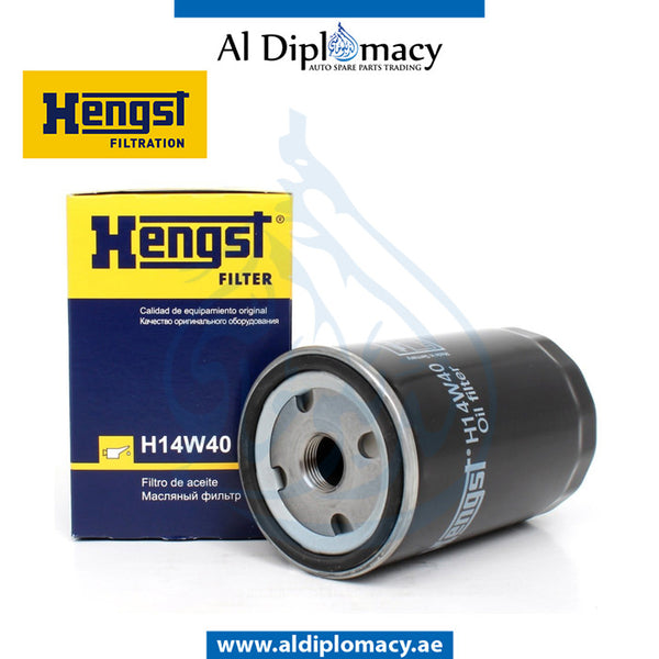 Engine Oil Filter H14W06, Mercedes-Benz W126 Models By Hengest Part Number 1021840101