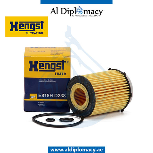 ENGINE OIL FILTER E818HD238 for Mercedes-Benz A Class H247 (2019-2023) models, Part Number HST-2701800109