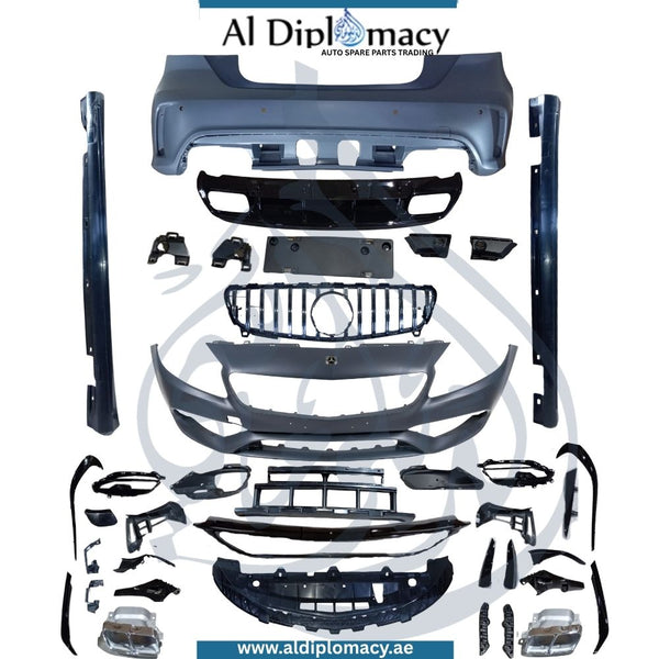 Mercedes-Benz A Class W176 A45 Style Bodykit 2013-2018 Complete with Bumpers Side Skirts Grille and Exhaust Tips China