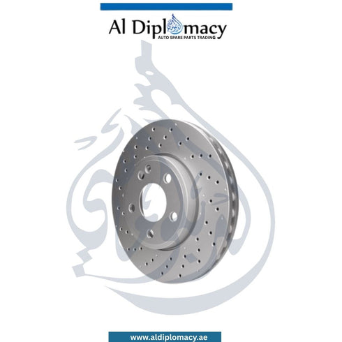 Mercedes-Benz A Class W176 Front Brake Disc 8DD 355.119-611 Left / Right Side OEM Part Number 2464212512 Hella Brand