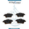 Mercedes-Benz A Class W176 Rear Brake Pad, Hella - Part Number 0074209520