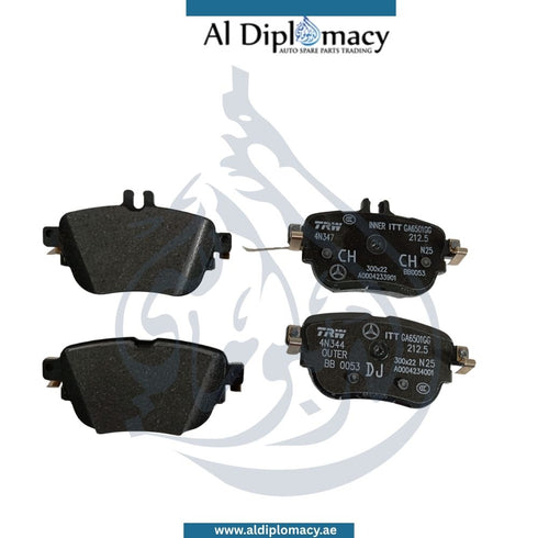 Rear Mercedes-Benz Brake Pad - Original OEM A0004209203 64