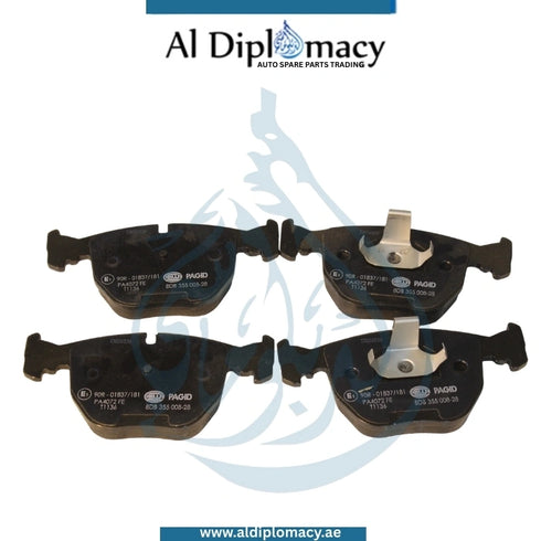 Mercedes-Benz C Class W204 Front Brake Pad 8DB355014221, Hella - Part Number 0054209220