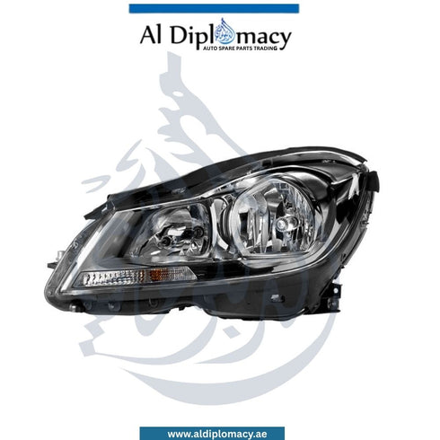 Mercedes-Benz C Class W204 Headlight Normal Left Side - OEM Part Number A2048204959 Tyc