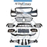 Mercedes-Benz C Class W205 Front Bumper, With Sensor And Camera Hole, Amg 63 Look, Complete - OEM Part Number A2058802240 Taiwan