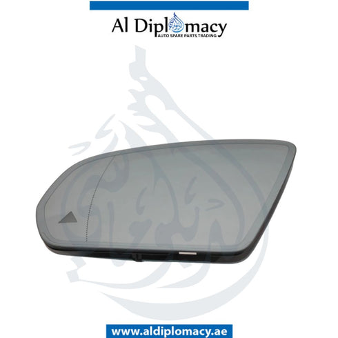 Left Side Mirror Glass, Mercedes-Benz C Class W205 Models - China Part Number 0998100516 / 0998102116 / 0998101316