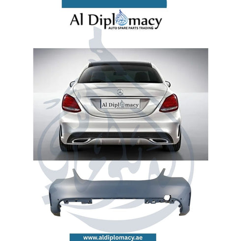 Mercedes-Benz C Class W205 Rear Bumper with Sensor Hole AMG Complete - OEM Part Number A2058853304 China