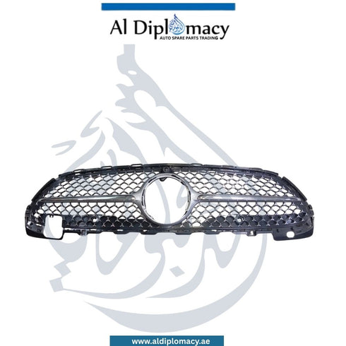 Mercedes-Benz C Class W206 Show Grille, Diamond Style, Silver - OEM Part Number A2068882100 China