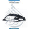Mercedes-Benz Cla Class W117 Front Bumper Lower Grille, AMG 45, Left Side - OEM Part Number A1178858900 Taiwan