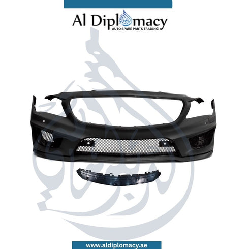 Mercedes-benz CLA CLASS W117 FRONT Bumper, WITH Sensor AND WIPER HOLE, CLA 45, without Grille, Complete - China - OEM Part Number A1178804840