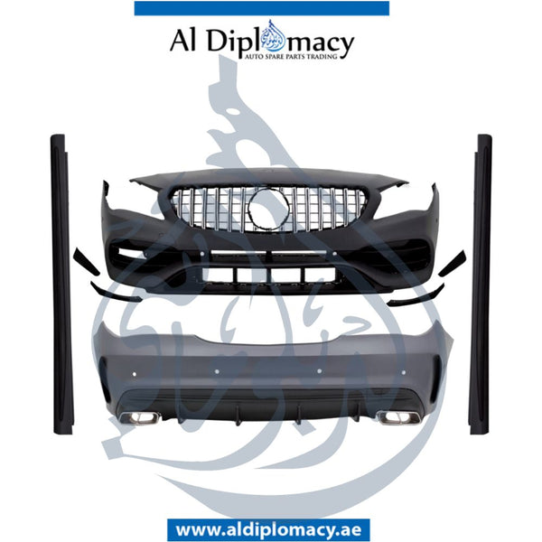 Mercedes-Benz CLA Class W117 CLA45 2018 Complete Bodykit Front Bumper Grille Rear Bumper Side Skirt And Exhaust - China