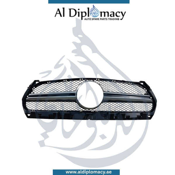 Mercedes-Benz Cla Class W117 Show Grille, Cla45 Look, Silver - Taiwan - OEM Part Number 1178880460