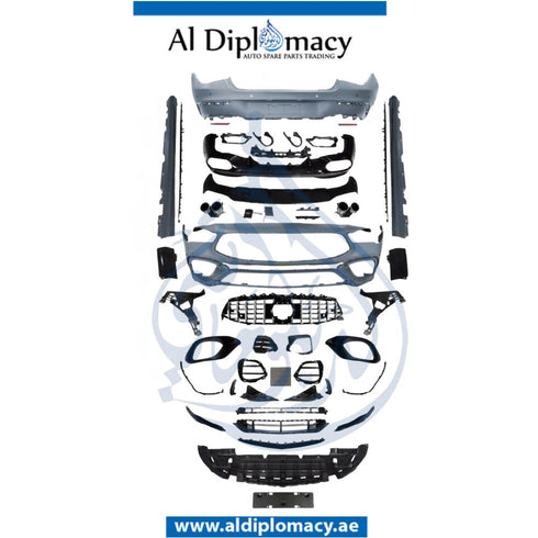 Mercedes-Benz CLA Class W118 CLA45 2019 Up Complete Bodykit Front Bumper Rear Bumper GT Grille Side Skirt And Exhaust - China