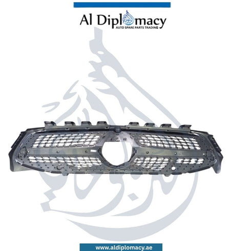Mercedes-Benz Cla Class W118 Show Grille, Diamond Style, With Camera Hole, Black - OEM Part Number A1188800902 China