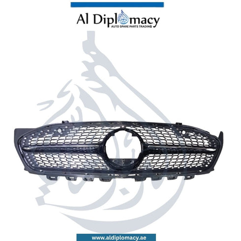 Mercedes-Benz Cla Class W118 Show Grille, Diamond Style, Without Camera Hole, Black - OEM Part Number A1188800802 China