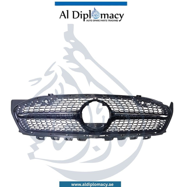 Mercedes-Benz Cla Class W118 Show Grille, Diamond Style, Without Camera Hole, Black - OEM Part Number A1188800802 China