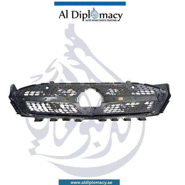 Mercedes-Benz Cla Class W118 Show Grille, Diamond Style, Without Camera Hole, Silver - OEM Part Number A1188800802 China