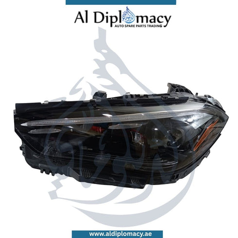 Mercedes-Benz Cle Class C236 Headlight, Digital LED, USA Type, Left Side, Complete - Used OEM Part Number A2369067700