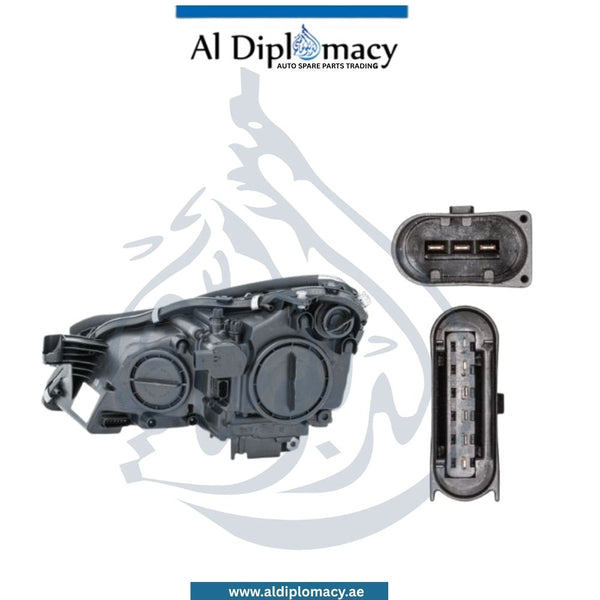 Mercedes-Benz Cls Class W219 Right Side Headlight Normal 1EL 008 821-021 OEM Part Number 2198200261 Hella Brand