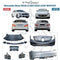 W218 Cls63 2018 Look Bodykit Fit 2011-2018. Front Bumper, Rear Bumper, Grille, And Exhaust, Mercedes-Benz Cls Class W218 Models By China