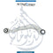 Mercedes-benz Control Arm Rear Left Side 02.32.120 - Trucktec OEM Part Number 2223500132