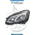 Mercedes-Benz E Class Coupe C207 Headlight Dynamic LED Right Side - OEM Part Number A2078208661 Hella