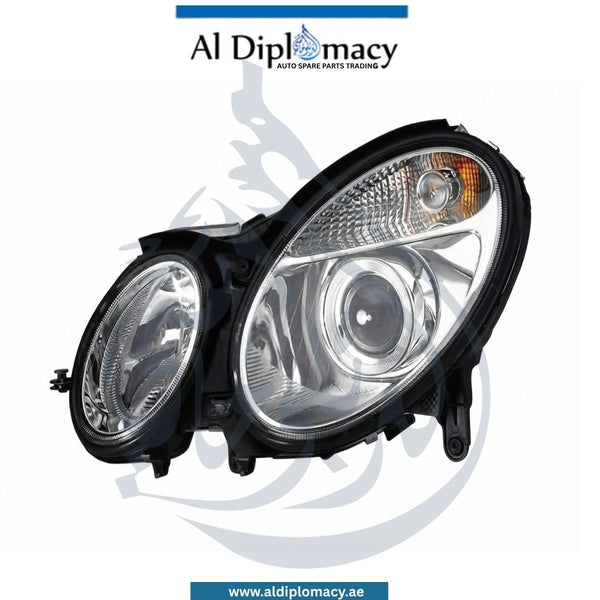 Mercedes-Benz E Class W211 Headlight Bi Xenon Left Side - OEM Part Number A2118201361 Hella