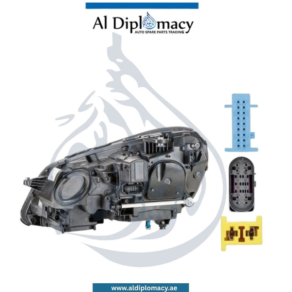 Mercedes-Benz E Class W212 Right Side Headlight Dynamic Led 1EX 011-066-681 OEM Part Number 2128202439 Hella Brand