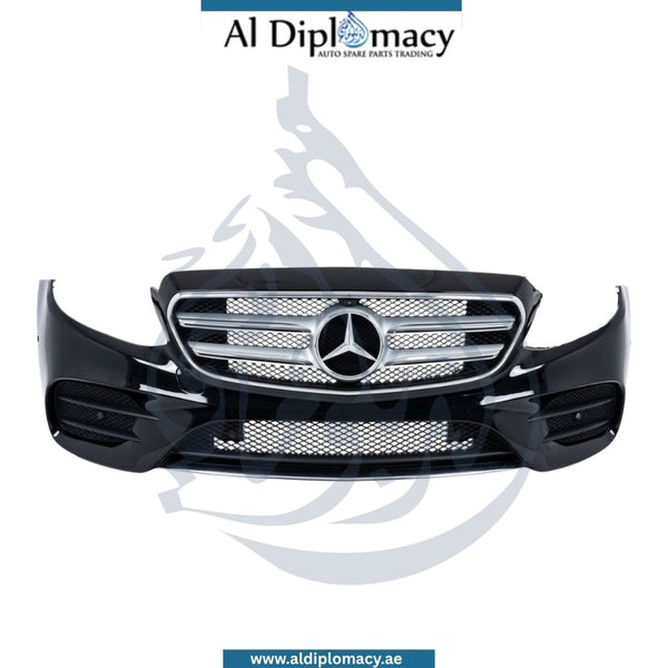 Used Mercedes-Benz E Class W213 Front Bumper, With Sensor Hole, Complete Part Number 2138852700