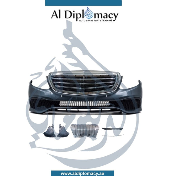 Mercedes-benz E Class W213 E CLASS FRONT Bumper, WITH Sensor HOLE AND SHOW Grille, Complete - China - OEM Part Number A2138850138